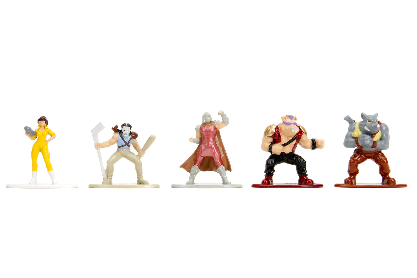 Tmnt 1.65' 18-Pack Wave 2 Die-Cast Figures Nano Metalfigs, Toys For Kids And Adults