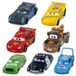 7 PCS Toys Car 2 3 Mater Chick Hicks The King Doc Hudson Sheriff Diecast Car Toy Set for Boy Kids Gifts