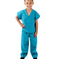 Natural Uniforms Childrens Scrub Set-Soft Touch-Role Play Costume Set (Teal, 5/6)
