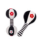Rattles For Babies 0-6 Months, 2 Pcs Baby Soft Rattles 0-6 Months Early Developmental Hand Grip Toys For Infants Newborn Baby Gi
