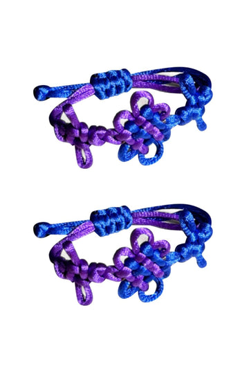 Poymium HUNTERX Cosplay Anime Costume Accessories Two-color Woven Bracelet Jinu Wristband Halloween Outfits