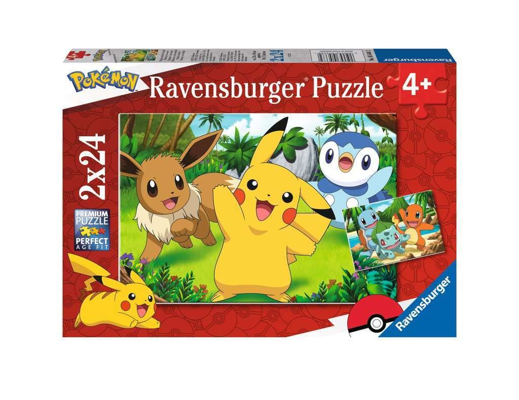 Ravensburger - Pokémon Jigsaw Puzzle, 2 X 24 Collection, 2 Jigsaw Puzzles Of 24 Pieces, Recommended Age 4+ Years