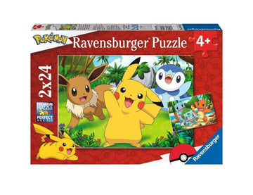 Ravensburger - Pokémon Jigsaw Puzzle, 2 X 24 Collection, 2 Jigsaw Puzzles Of 24 Pieces, Recommended Age 4+ Years