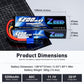 Zeee 3S Lipo Battery 5200Mah 11.1V 80C With Ec3 Plug Hard Case Battery For Rc Car Boat Truck Helicopter Airplane Racing Models(2