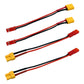 2pairs XT30 Plug to JST Connector Male Female 20AWG Silicone Cable Wire Adapter for RC FPV ESC Speed Controller Lipo Battery Cha