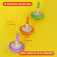 Shumee Handmade Wooden Set Of 3 Spin Tops(Purple, Orange, Green)| 100% Child Safe| Gyroscope Fidget Spinner | Sensory Toys |Birt