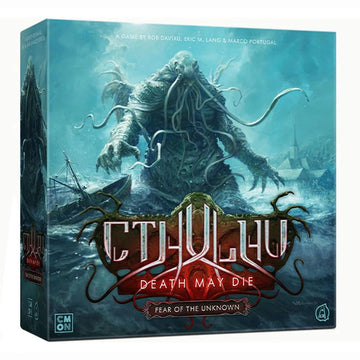 Cthulu: Death May Die Fear Of The Unknown Board Game Expansion - Horror Game, Mystery Game, Cooperative Game For Kids & Adults,