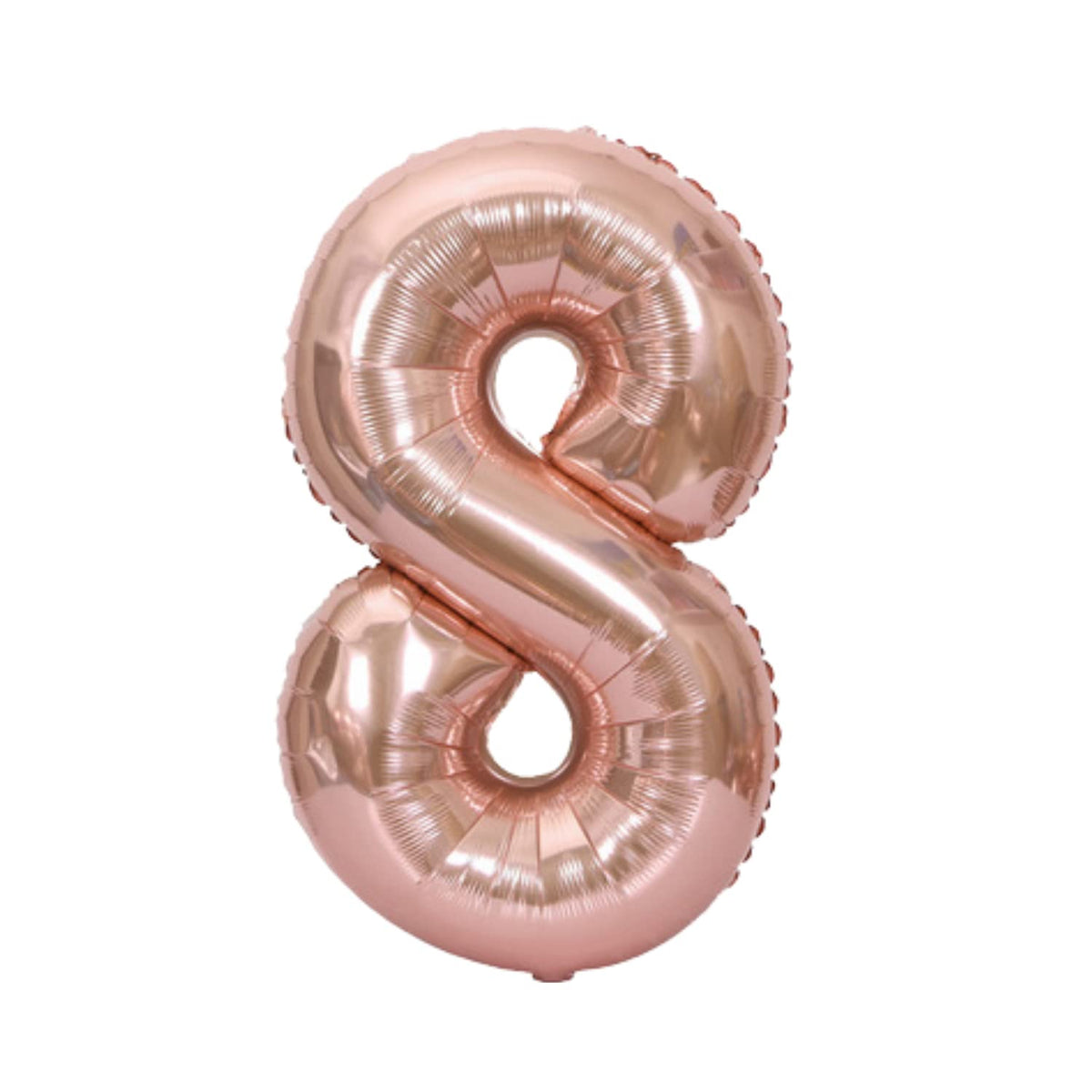 Party Decorz 8 Number Rose Gold Foil Balloon/Eight Number Rose Gold Big Size Foil Balloon (32 Inch,1pcs) For Birthday,Anniversar