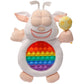 Mighty Mojo Booba Pop Sensory Plush Doll - 14 Inch Soft Fidget Toy, Officially Licensed, Cute Stuffed Plush for Kids
