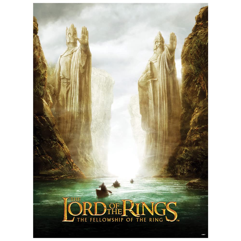 The Lord Of The Rings Fellowship Poster 500 Piece Jigsaw Puzzle For Adults, 16' L X 21.5' W