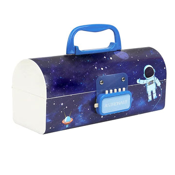 Funblast Kids Pen & Pencil Box Suitcase Style Password Lock Multi-Layer Pencil Box For Boys, Girls, Stationary Organizer Case Re