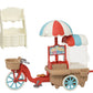 Calico Critters Popcorn Trike Playset with Figure & Accessories, Multicolor, Model CC2026, Fun Dollhouse Toy for Kids