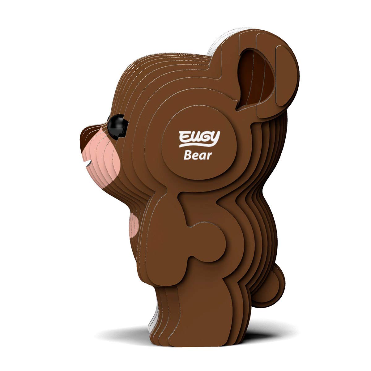 Eugy Bear 3D Puzzle, 26 Piece Eco-Friendly Educational Toy Puzzles For Boys, Girls & Kids Ages 6+
