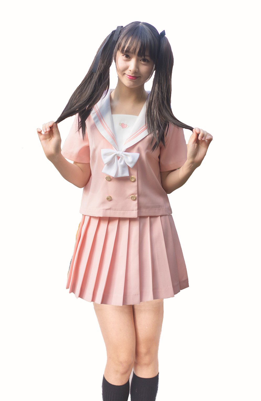 Beautifulfashionlife High Waist Short Summer Pleated Cos Skirts(L, Pink)