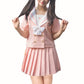 Beautifulfashionlife Girls`S High Waist Skirts Mini Short School Cosplay Costumes(Xs,Pink)