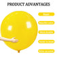 Yellow Big 36 Inch Balloons, 9Pcs Yellow Giant Big Latex Balloons, Large Balloons For Birthday Wedding Party Decorations.(Yellow