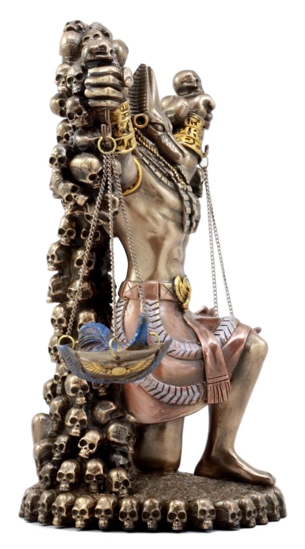 Pacific Giftware Ancient Egyptian God Of Underworld Anubis Guardian Of Scales Figurine 8.5 Inches (Bronze)