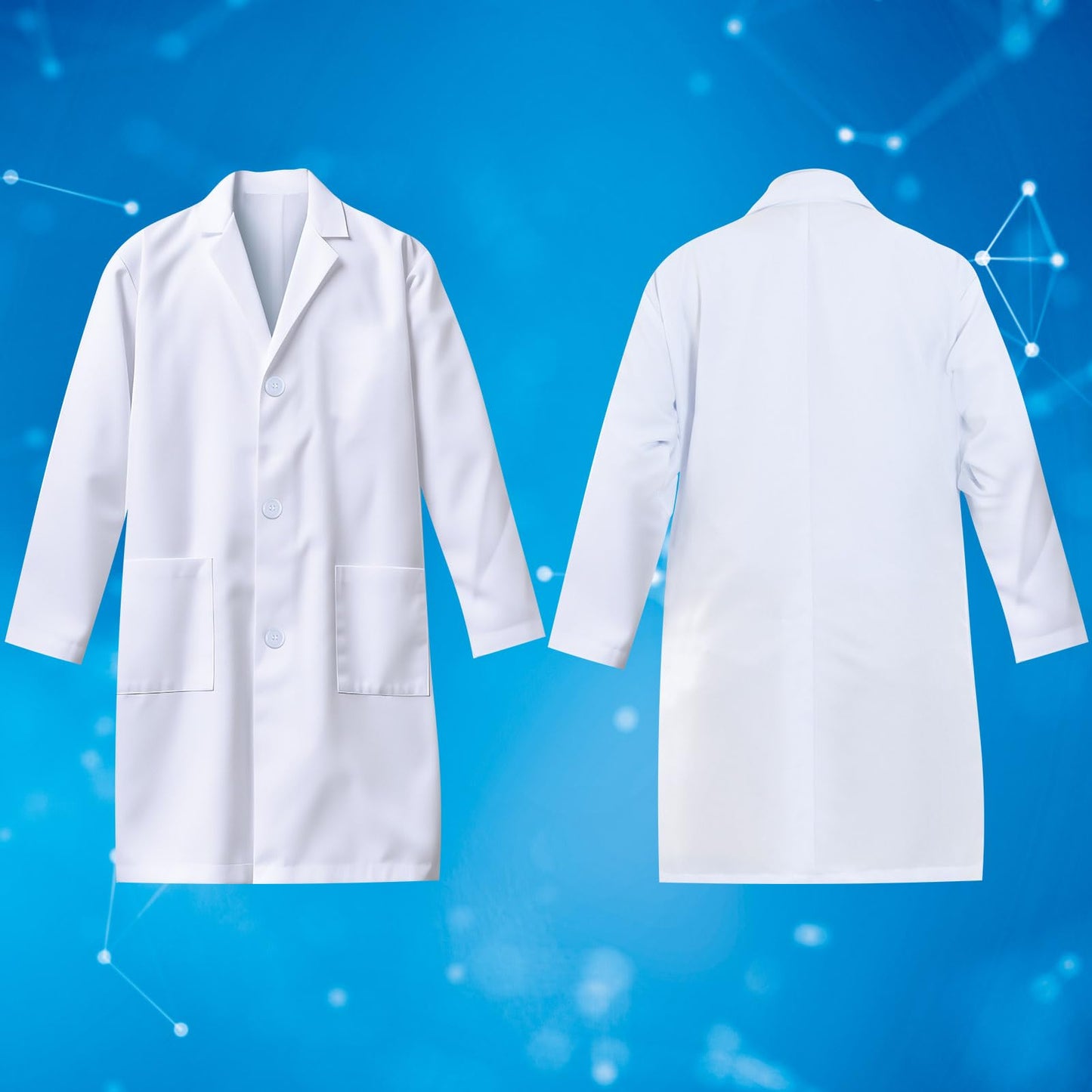 JOPSHEEN Kids Scientist Costume Lab Coat Pretend Play Scientist, Dress Up and Role Play Toys Gift for Boys Girls, with Goggles I