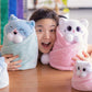 Purritos Xl 12 Inch Cat In Blanket Plush - Mochi