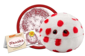 Giantmicrobes Measles Plush, Pediatrician Gifts, Funny Doctor Gifts, Biology Gifts, Public Health, Immunologist Gifts, Epidemiol