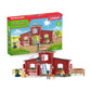 Schleich Farm World Animal Farm Playset With Figurine And Accessories - 92Pc Kids Animal Farm Playset With Cow, Horse, Pig, Bull, And Accessories For Boys And Girls, Gift For Kids Age 3+, Red