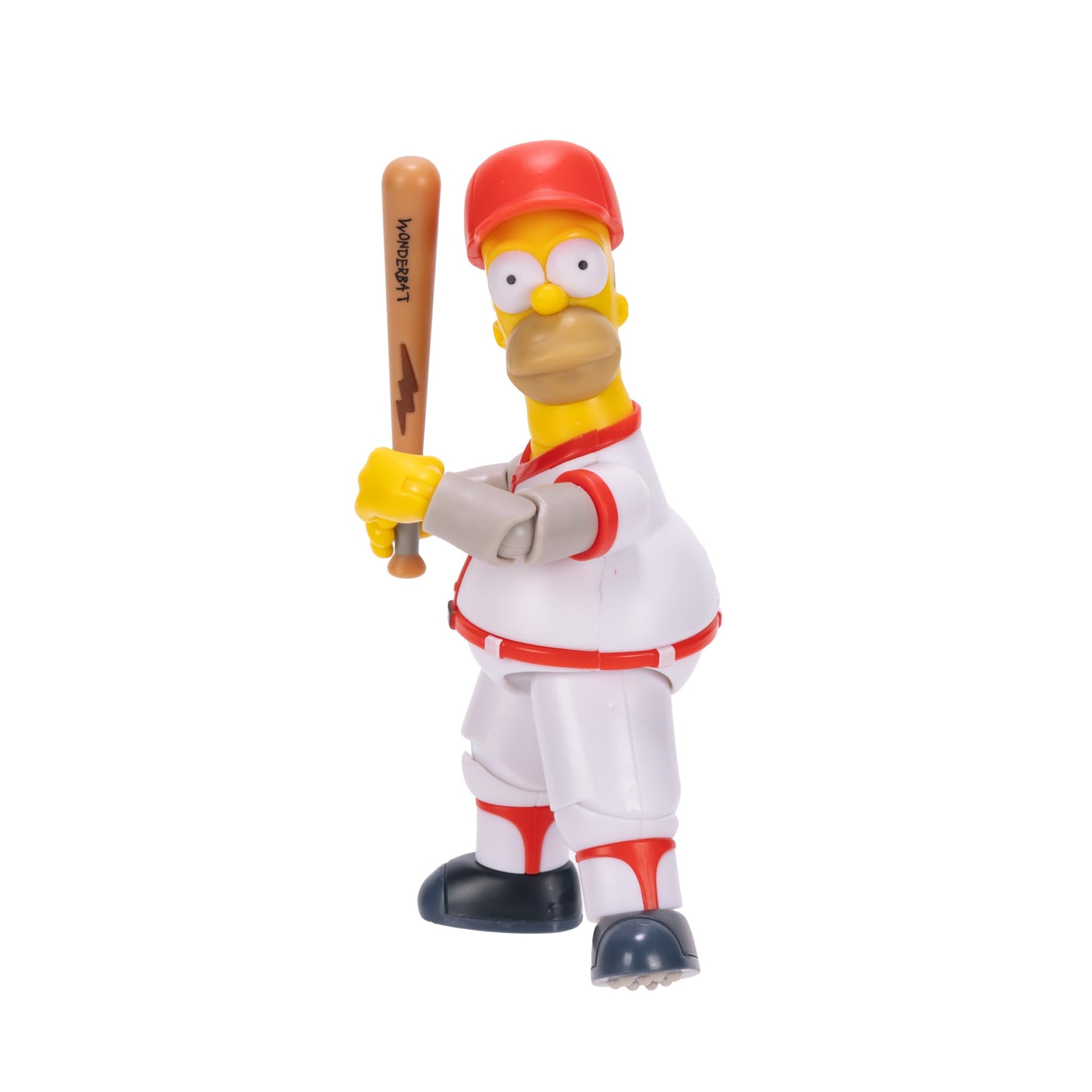 The Simpsons 5 Action Figure Baseball Homer with Bat and Removable Helmet Accessories Collectible Figure from Jakks Pacifics Wa
