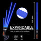 Light up Saber, Light Sabers for Kids 3 Packs 3 Colors LED Expandable Dual Light Swords Set with Sound (Motion Sensitive), Gifts