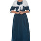 Martha Washington Child Costume Medium