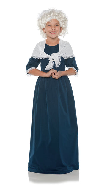 Martha Washington Child Costume Medium