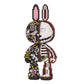 HONLANCH Micro Building Blocks Set - Animal Graffiti Skeleton Rabbit, 8000PCS, 21.6 inches, Plastic, Model MP8003, Gift for All Ages