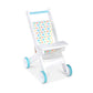 Melissa & Doug Mine To Love Wooden Play Stroller For Dolls-Stuffed Animals - White (18   H X 8   W X 11   D Assembled)