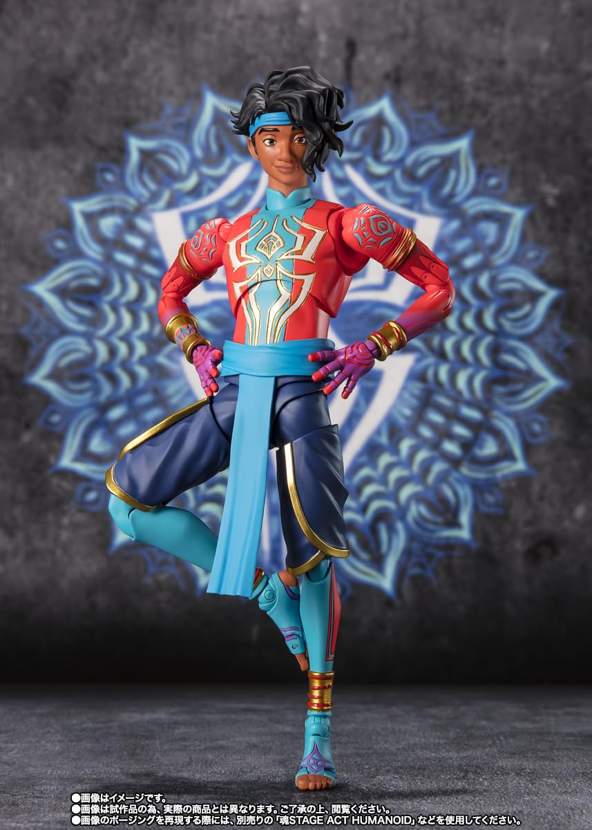 TAMASHII NATIONS - Spider-Man: Across The Spider-Verse - Spider-Man India, Bandai Spirits S.H.Figuarts Action Figure