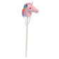 Aurora Ride-On 37" Giddy Up Stick Unicorn - Pink, Multi-color, Polyester, Model 02475