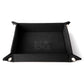 Metallic Dice Games Lic533 10 X 10 In  Velvet Folding Dice Tray  Black