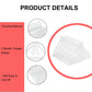 Litoexpe Clear Acrylic Card Stand - 25pcs Plastic Game Piece Holders for Party, Photos, Memos, Pictures Display
