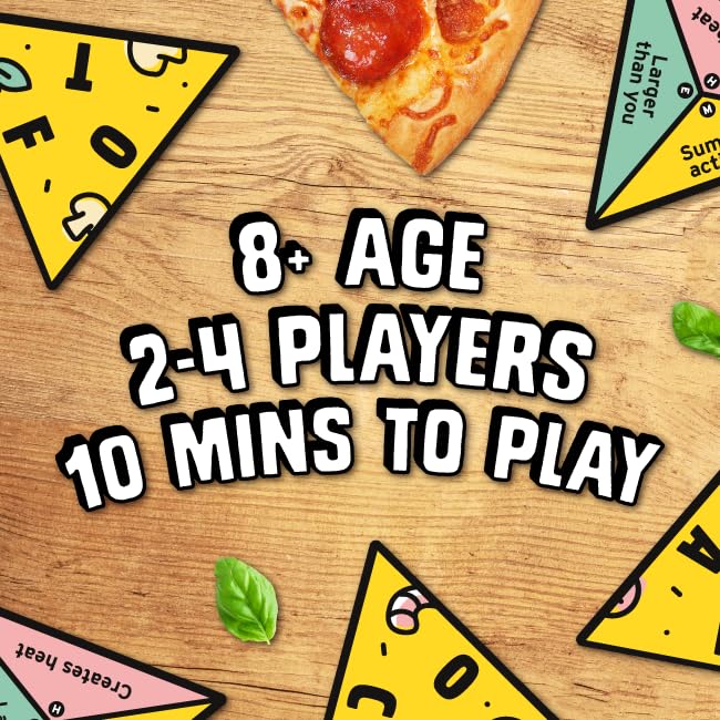 Big Potato Travel Game - Big Potato P for Pizza, Compact Card Game for Adults & Kids, Perfect for Holidays & Camping, Model: BIG-PIZSAL02UNI