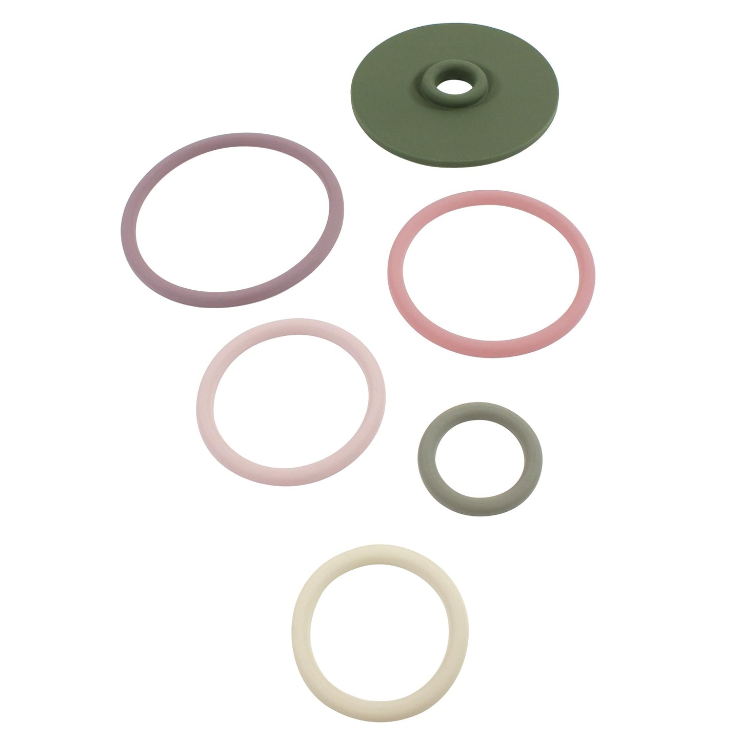 Hudson Baby Silicone Stacking Toy  Rings  One Size