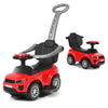 Honey Joy Ride On Push Car, Foot To Floor Ride On Sliding Car Push Handle & Detachable Guardrail, Sound & Lights, Under Seat Storage, Push Cars For Toddlers 1-3, Gift For Kids Boys Girls(Red)