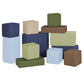 Factory Direct Partners 10417-Et Softscape Stack-A-Block Big Foam Construction Building Blocks, Soft Play Set For Toddlers And K