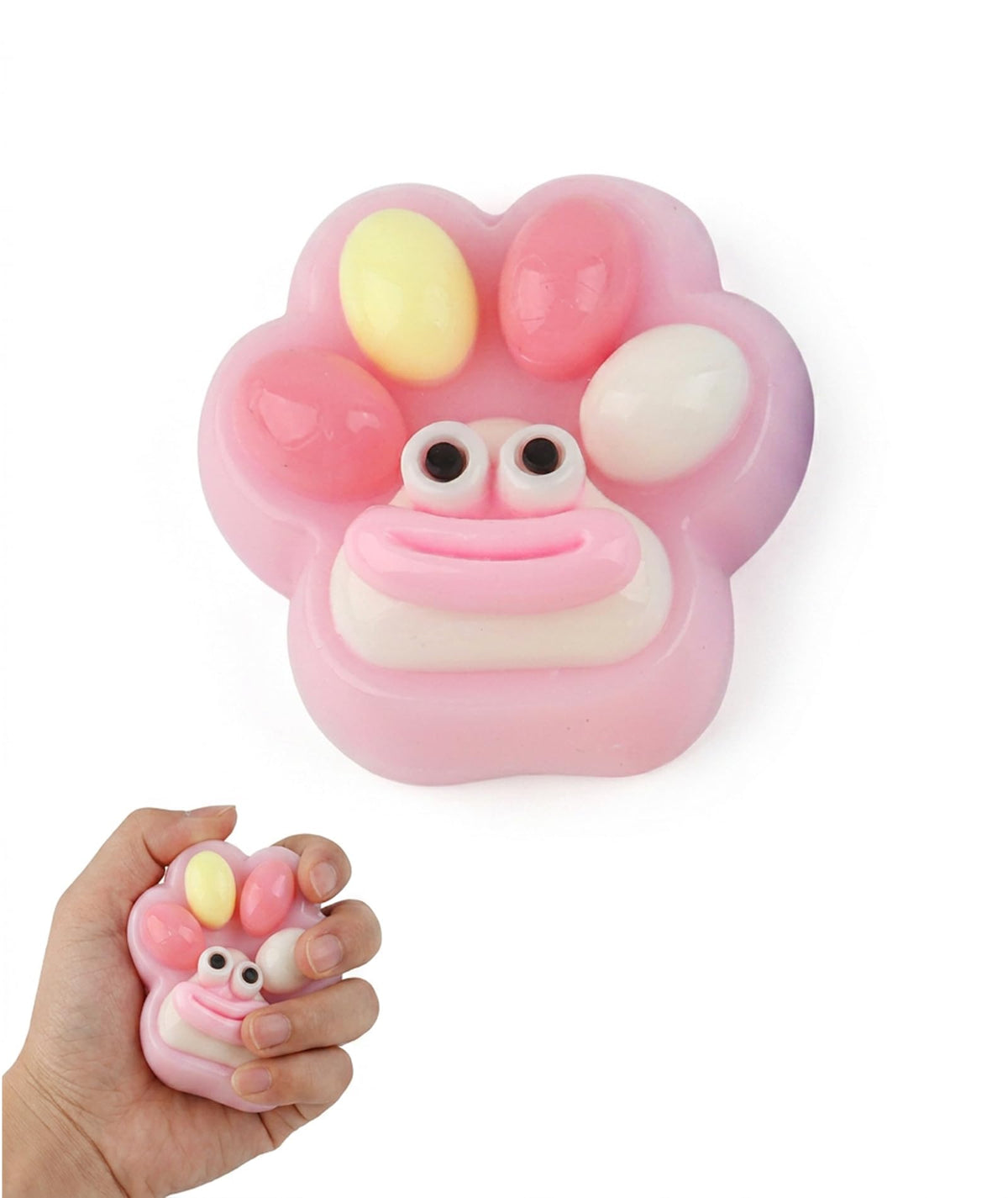 12PCS Taba Squishy Cat Paw, Taba Squishy for Relaxing Sensory Fidget Pinch Family for Kids Cat Paw Squeeze Cute Beautiful Cat Pa
