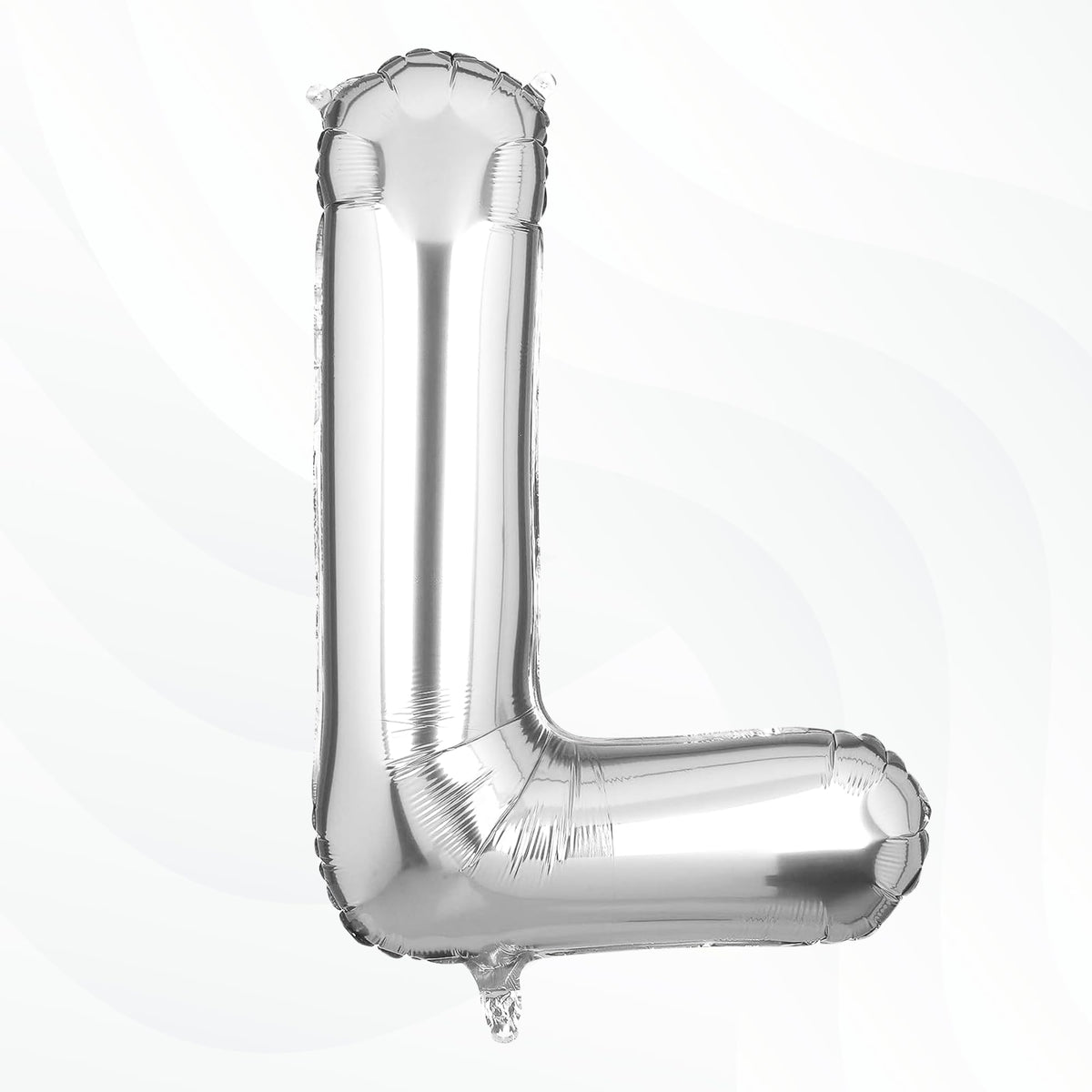 Flyloons Silver L Letter Foil Balloon Alphabets Balloons Perfect for Birthday Decoration Items, Anniversary, Bachelorette, Weddi
