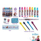 Innovative Designs Disney Frozen 2 Kids Deluxe Activity Set with Carrying Tin, Coloring Sheets, Tattoos, Stickers, & Art Supplie
