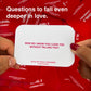 WE'RE NOT REALLY STRANGERS Couples Edition Card Game - 150 Questions, Fun Party Game for Adults, Red, Model WNRS-112