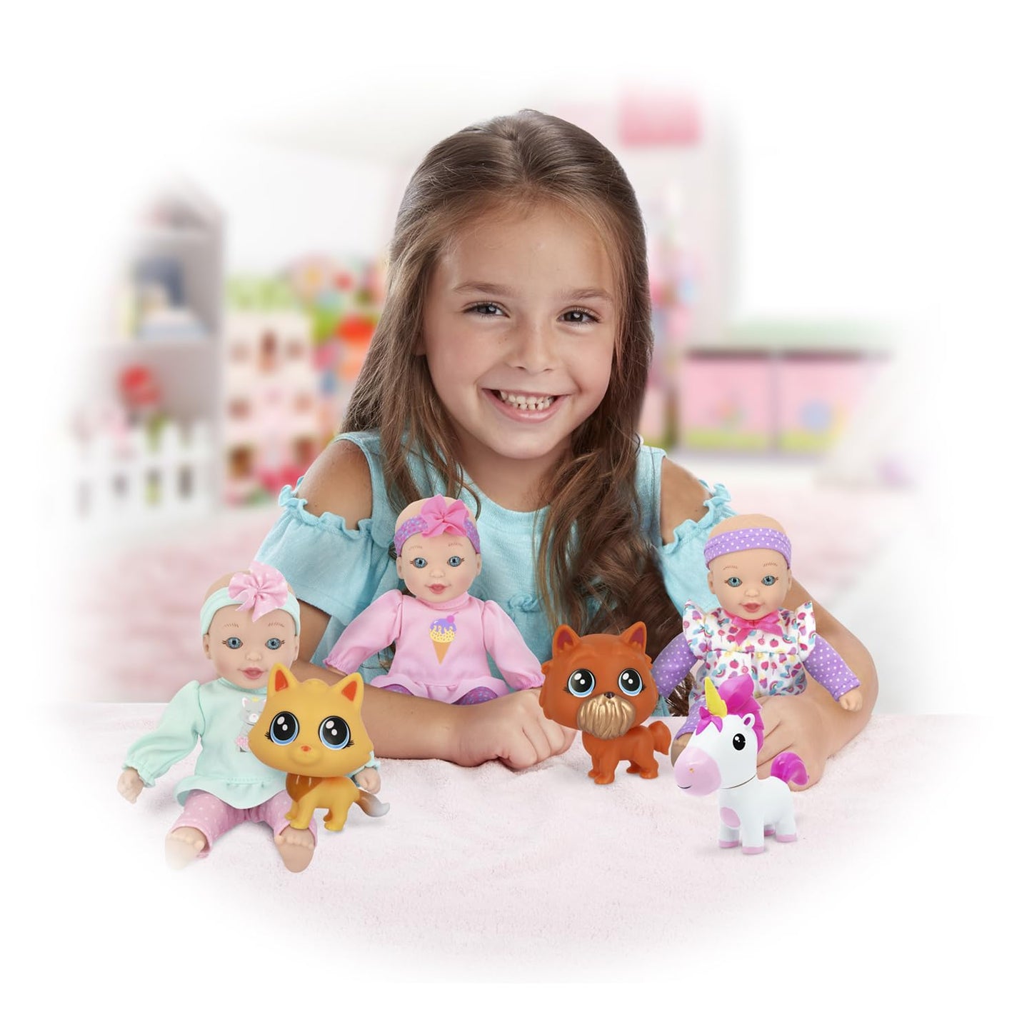 New Adventures Little Sweeties Baby Doll With Pets