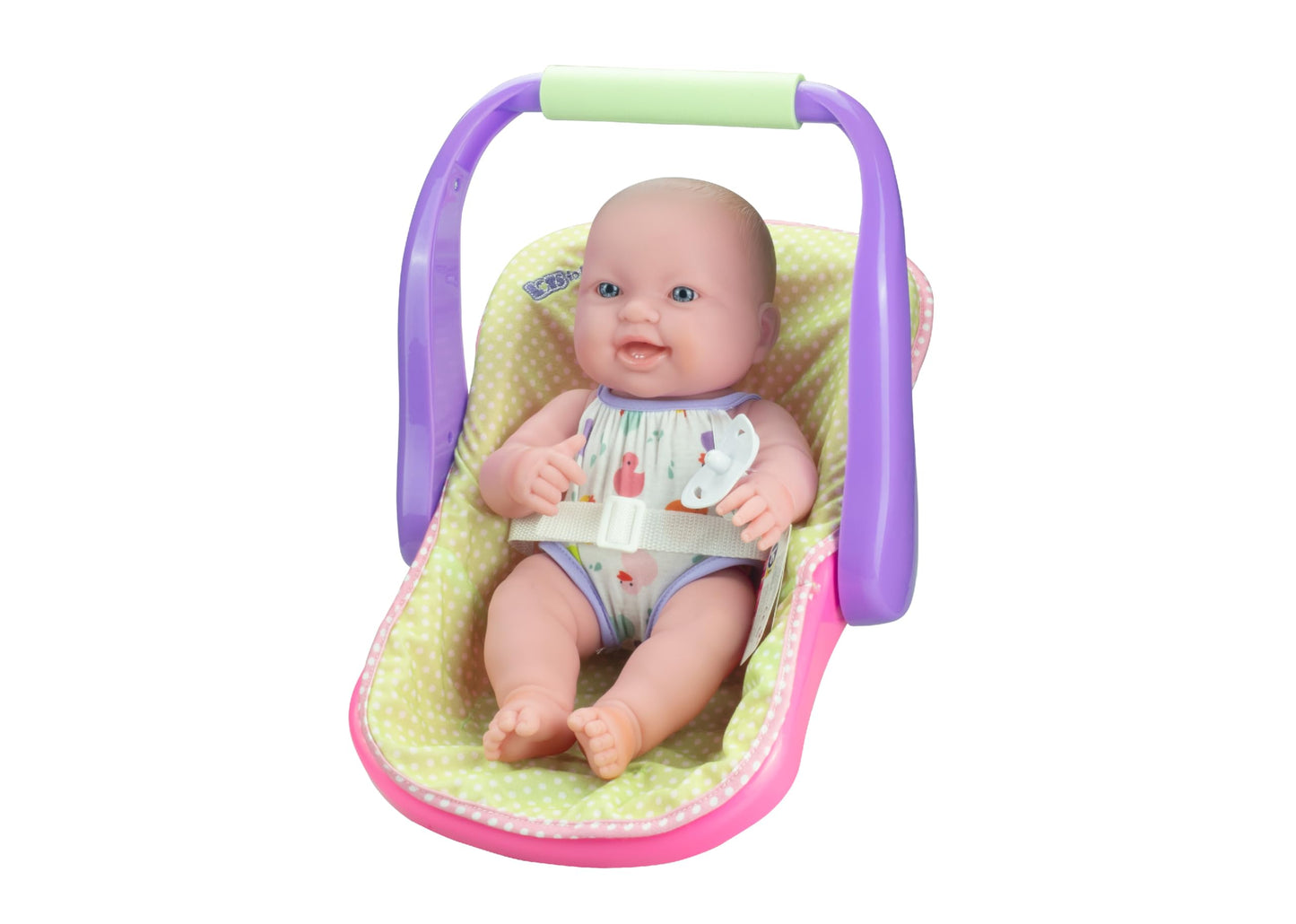 Jc Toys, 14' Lots To Love Babies Doll And Car Seat - 4 Multi-Position Carrier - Posable & Waterproof - Ages 2+
