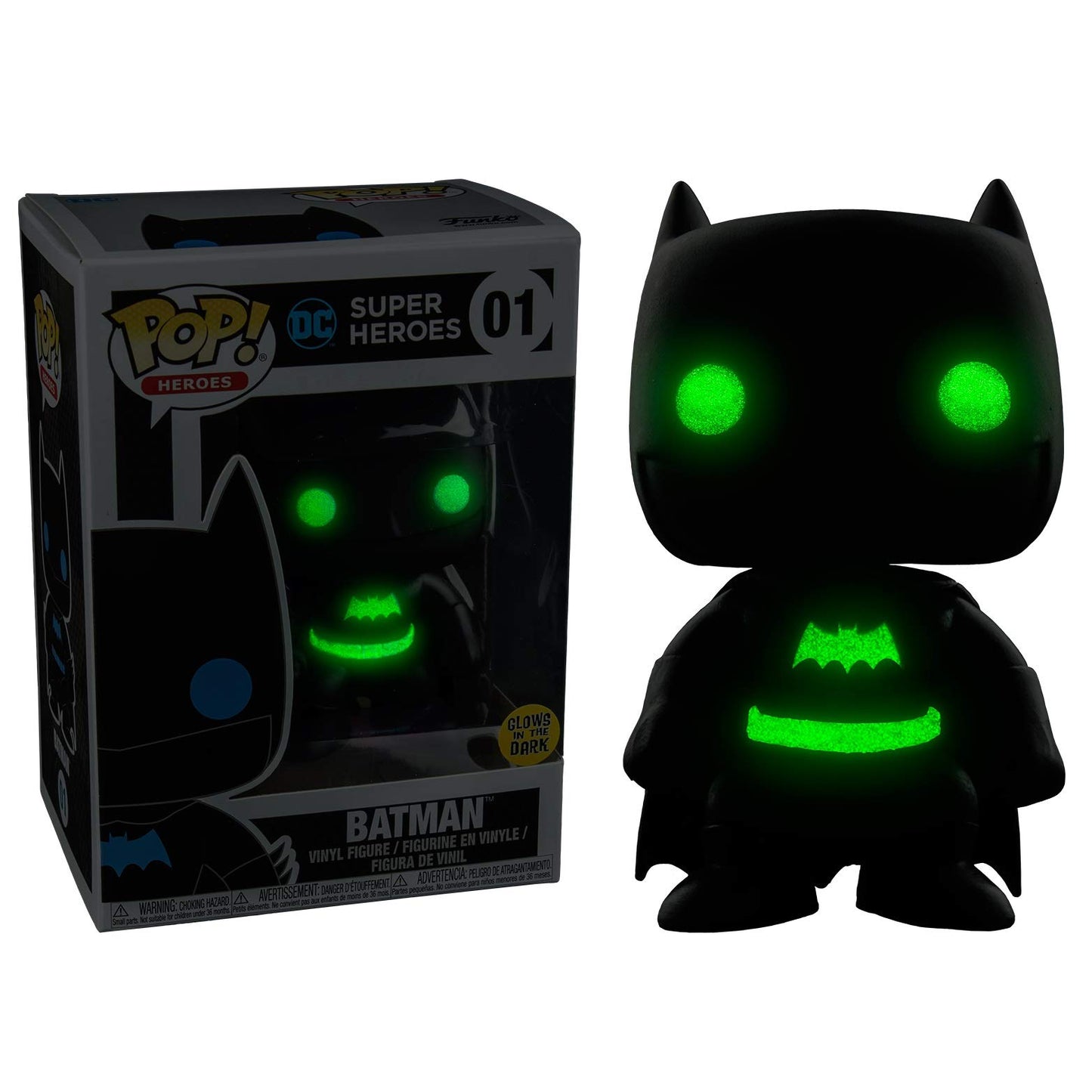 Justice League Batman Silhouette Gitd Pop! Figure - Ee Excl.