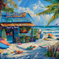 Puzzles - Surf Shack - 1000 Piece Jigsaw Puzzle (Beach Surfing)