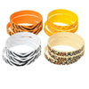 Rhode Island Novelty Rubber Safari Print Bracelets