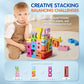 Gosarhey 20Pcs Wooden Number Building Blocks, Number Blocks Friends Of Ten, Friends Of Ten Blocks, 1-10 Balance Wooden Digital B