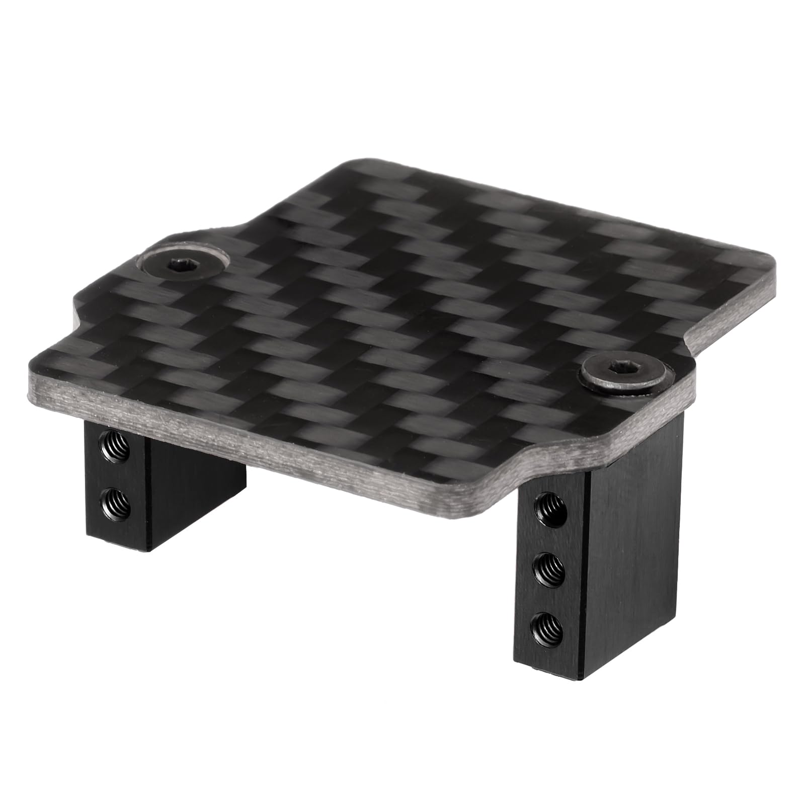 BRKRC Carbon Fiber Servo Mount/Radio Deck for Standalone ESC/Receiver for Arrma 1/18 Granite GROM MEGA 380 Brushed 4X4 Monster T